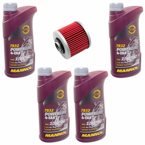 Liter motoröl ölfilter - 4,
